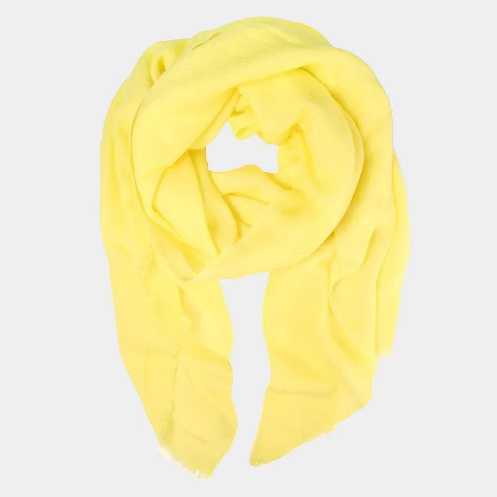 Yellow Solid Scarf - Jewelry Store by Erik Rayo