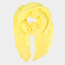 Load image into Gallery viewer, Yellow Solid Scarf
