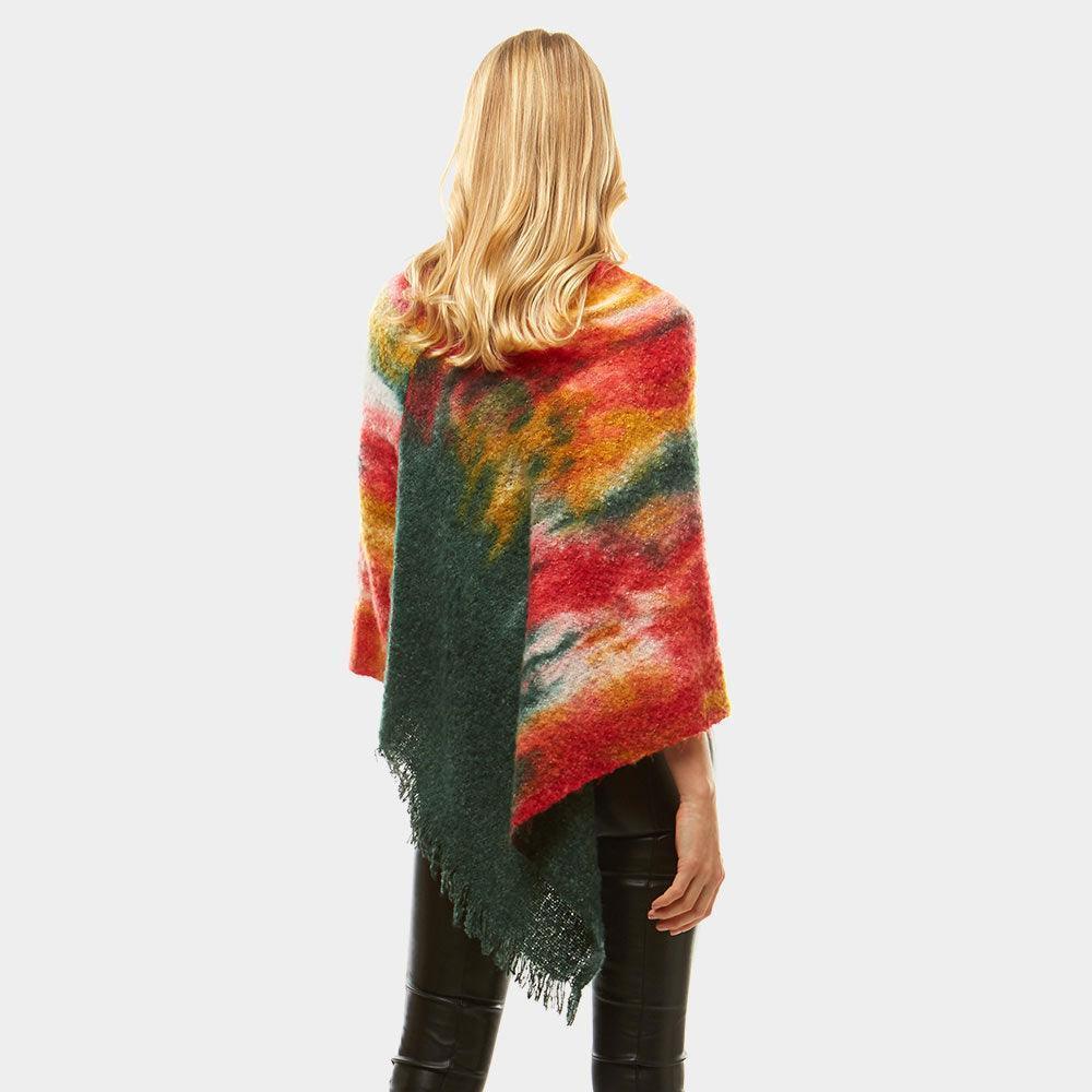 Multi Watercolor Poncho - Jewelry Store by Erik Rayo