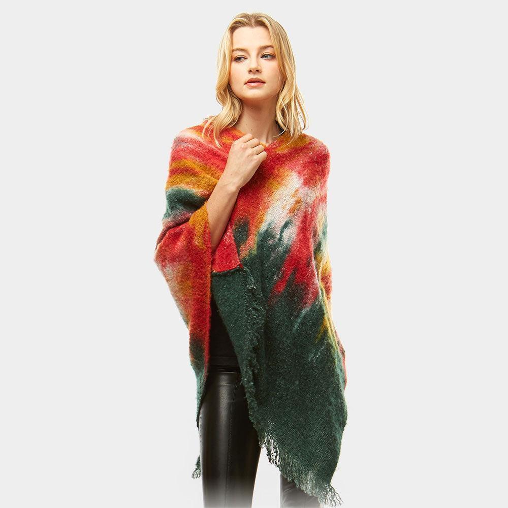 Multi Watercolor Poncho - Jewelry Store by Erik Rayo
