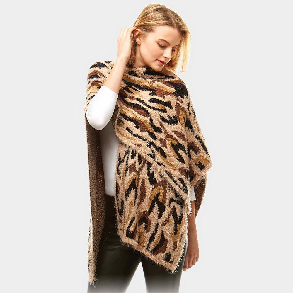 Beige Fuzzy Camo Vest - Jewelry Store by Erik Rayo