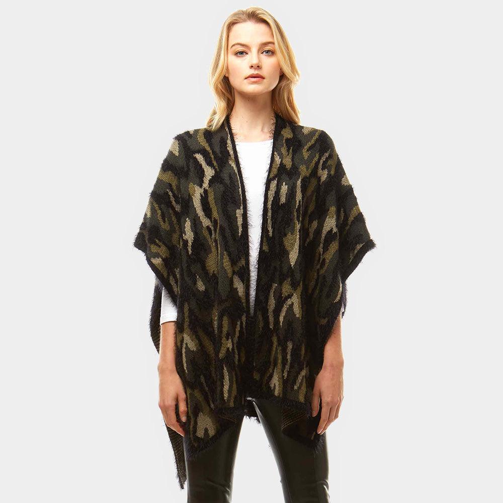 Green Fuzzy Camo Vest - Jewelry Store by Erik Rayo