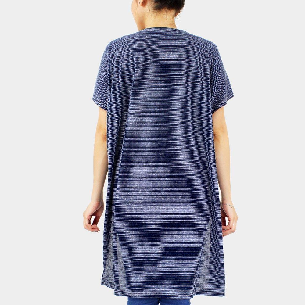 Navy Front Pockets Jersey Vest - Jewelry Store by Erik Rayo