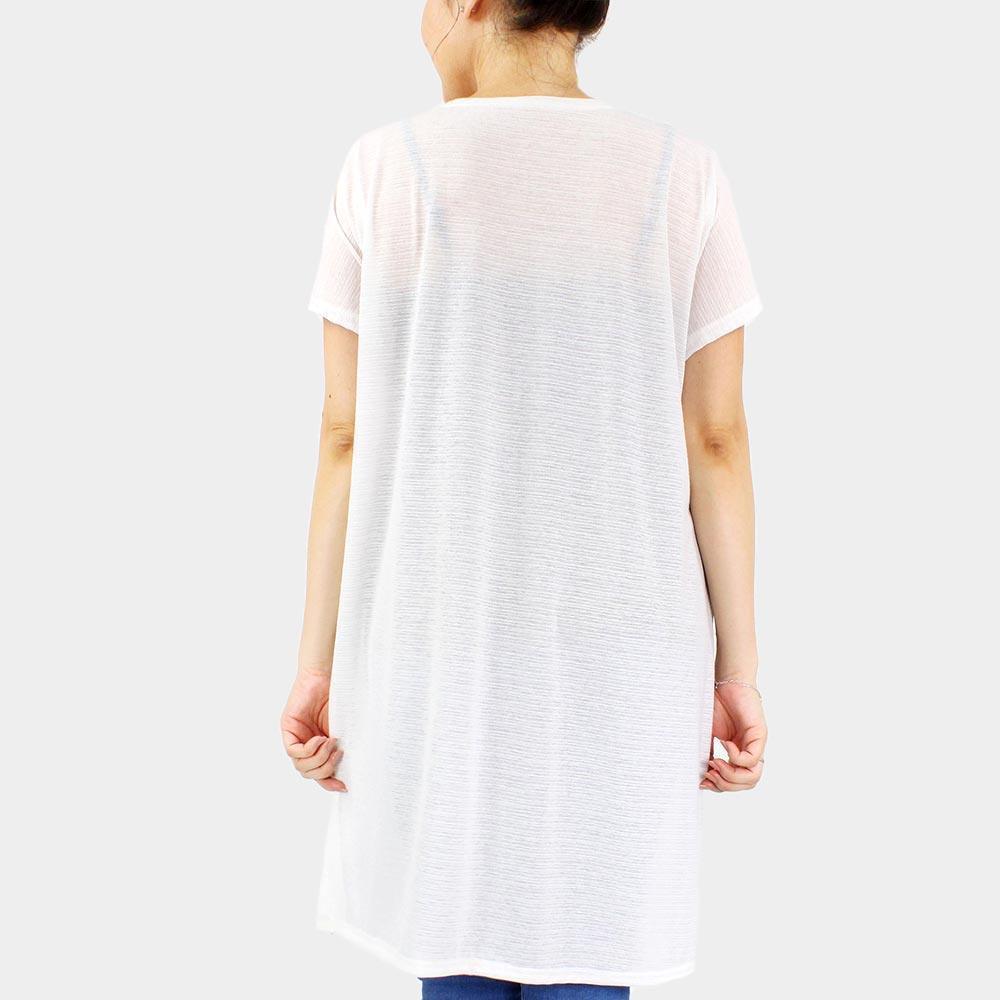 White Front Pockets Jersey Vest - Jewelry Store by Erik Rayo
