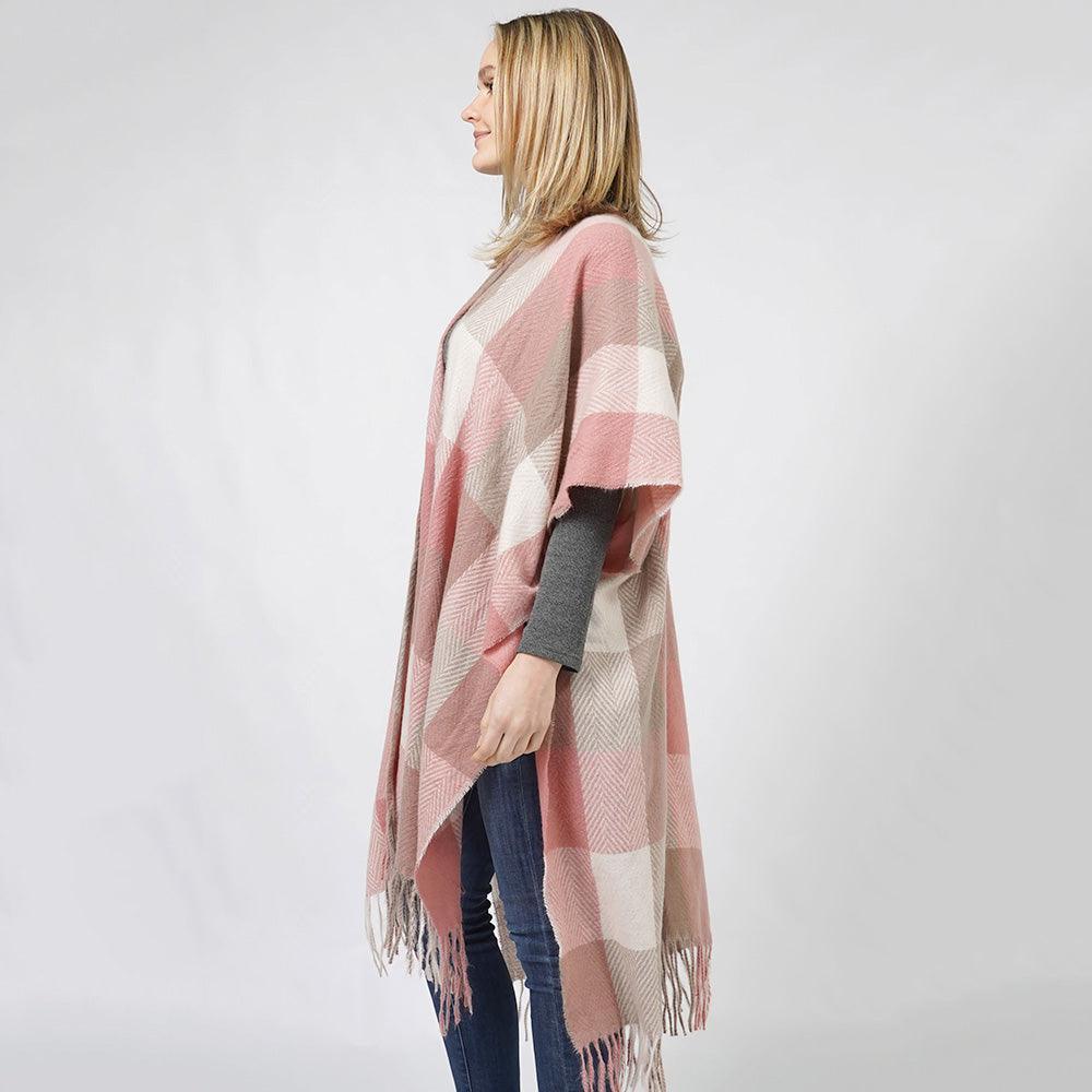 Pink Check Patterned Vest - Jewelry Store by Erik Rayo