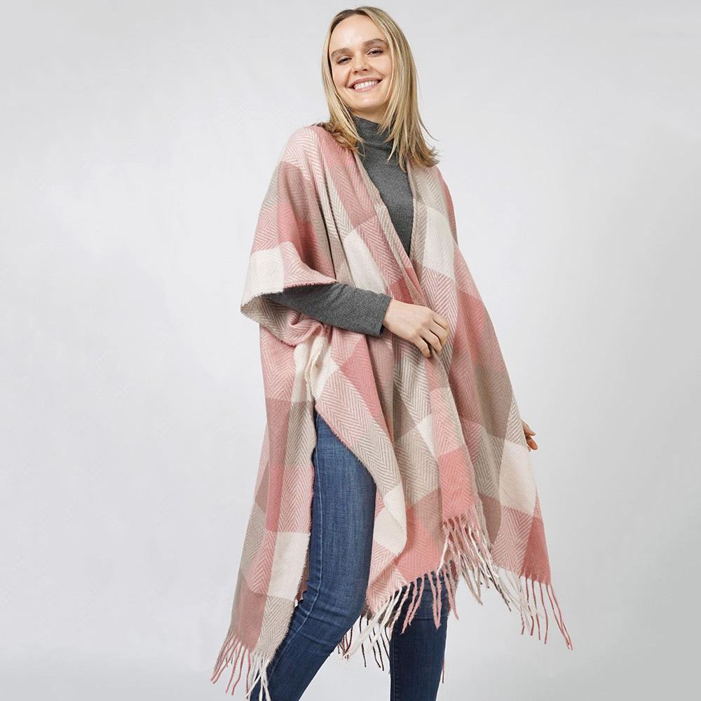 Pink Check Patterned Vest - Jewelry Store by Erik Rayo