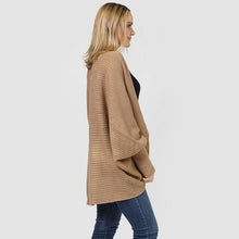 Load image into Gallery viewer, Taupe Soft Knit Shrug Cardigan
