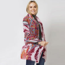 Load image into Gallery viewer, Burgundy Ethnic Printed Scarf
