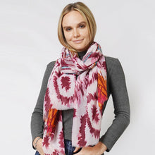 Load image into Gallery viewer, Burgundy Ethnic Printed Scarf
