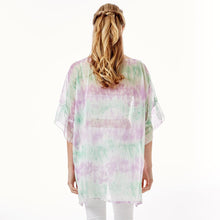 Load image into Gallery viewer, Pink Tie Dye Cover Up Poncho
