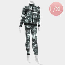 Load image into Gallery viewer, Black Side Double Stripe Detail Track Jacket Pants Set
