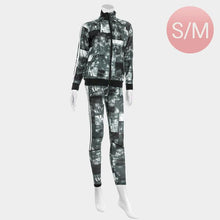 Load image into Gallery viewer, Black Side Double Stripe Detail Track Jacket Pants Set
