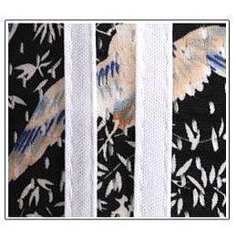 Black Bird Patterned Side Double Stripe Detail Track Jacket Pants Set - Jewelry Store by Erik Rayo