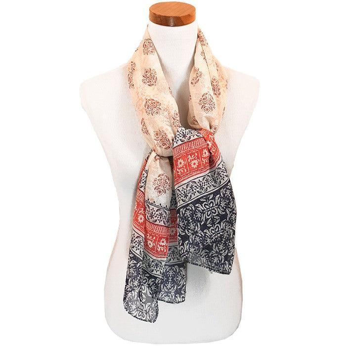 Pink Damask pattern multi-way cover up with buttons - Jewelry Store by Erik Rayo