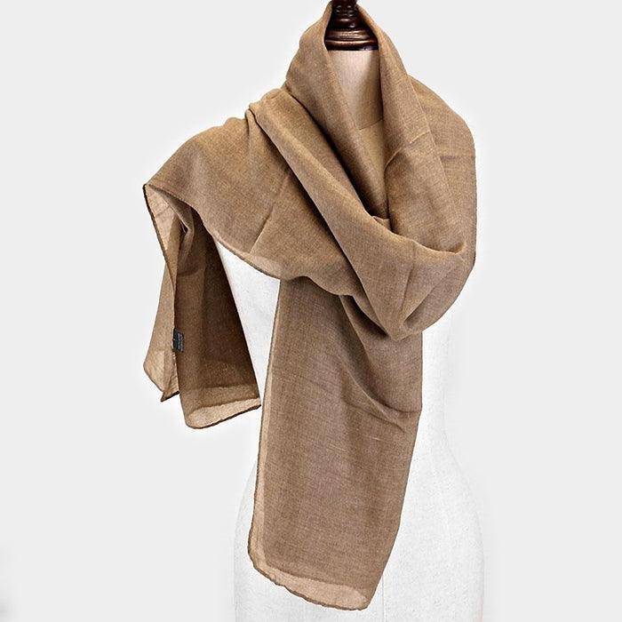 Brown Polyester Winter Scarf - Jewelry Store by Erik Rayo
