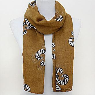 White "Fleur de Lis" Pareo/ Spring Scarf - Jewelry Store by Erik Rayo