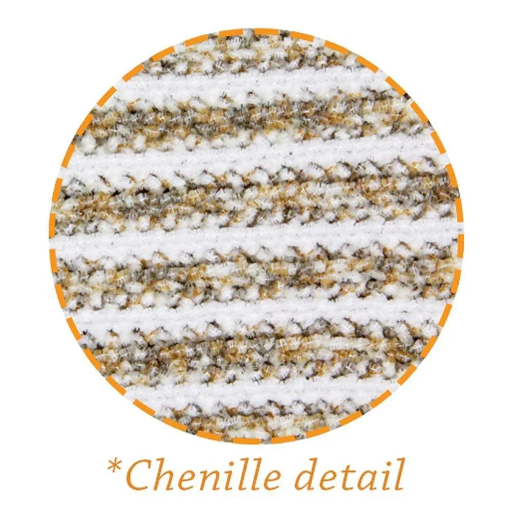 Beige Soft Chenille Top With Fringe - Jewelry Store by Erik Rayo