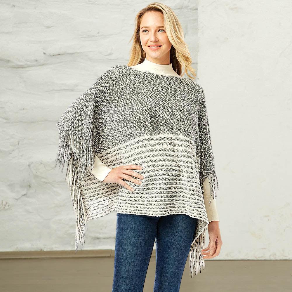 Black Soft Chenille Top With Fringe - Jewelry Store by Erik Rayo