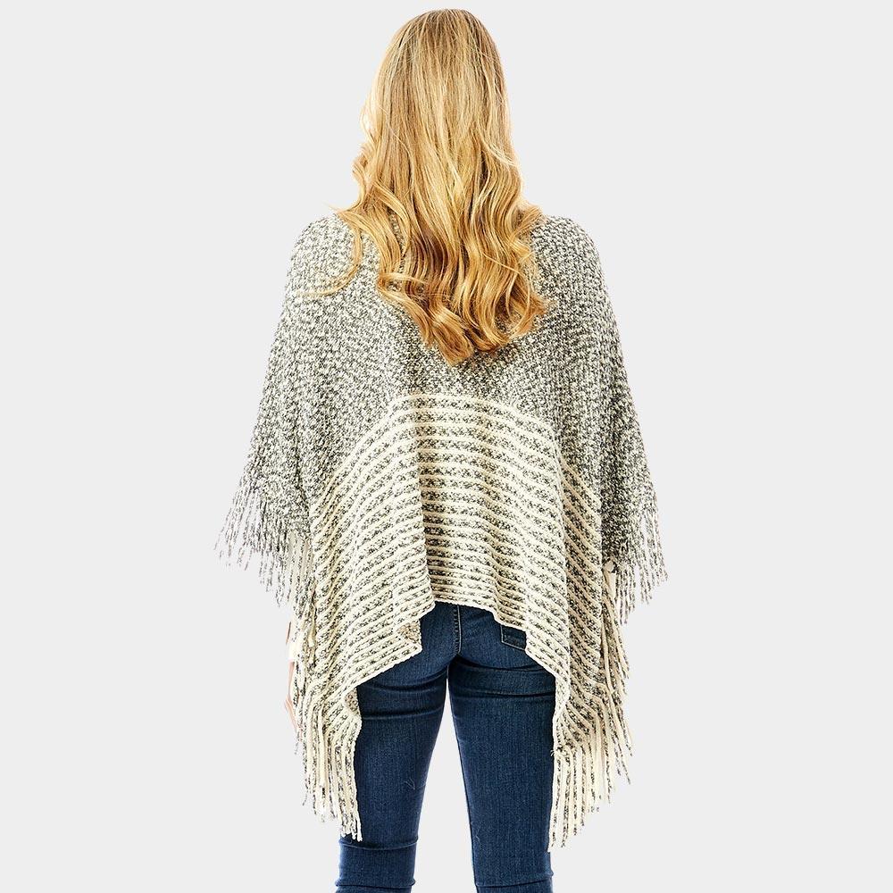 Black Soft Chenille Top With Fringe - Jewelry Store by Erik Rayo