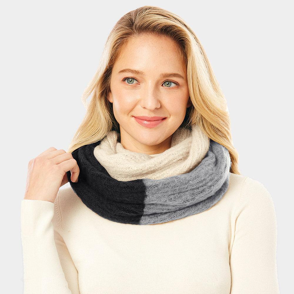 Black Multi Color Infinity Scarf - Jewelry Store by Erik Rayo