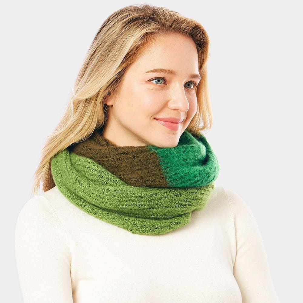 Green Multi Color Infinity Scarf - Jewelry Store by Erik Rayo