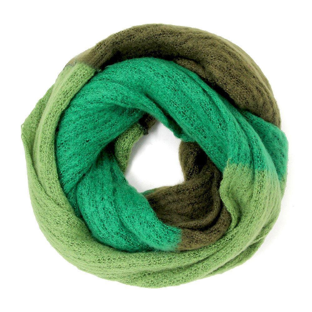 Green Multi Color Infinity Scarf - Jewelry Store by Erik Rayo