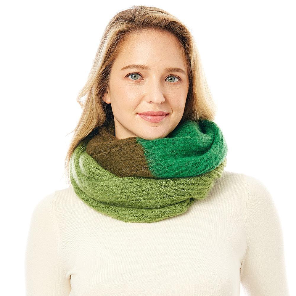 Green Multi Color Infinity Scarf - Jewelry Store by Erik Rayo