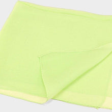 Load image into Gallery viewer, Green Silk square scarf
