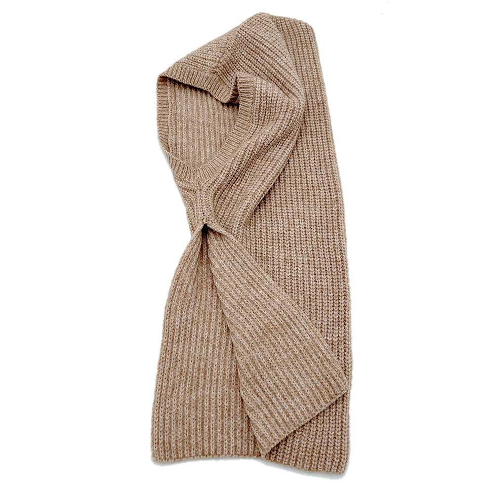 Taupe Solid Color Snood Hat - Jewelry Store by Erik Rayo