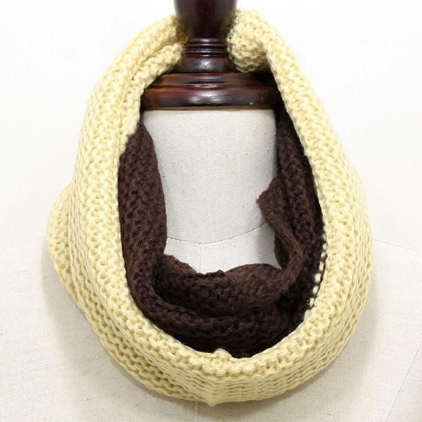 Brown Acrylic Infinity Mesh Scarf - Jewelry Store by Erik Rayo