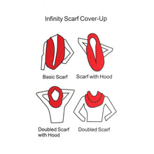 Load image into Gallery viewer, Colorful Pattern Soft Sherpa Infinity Scarf
