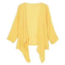 Load image into Gallery viewer, Mustard Front Tie Short Cardigan
