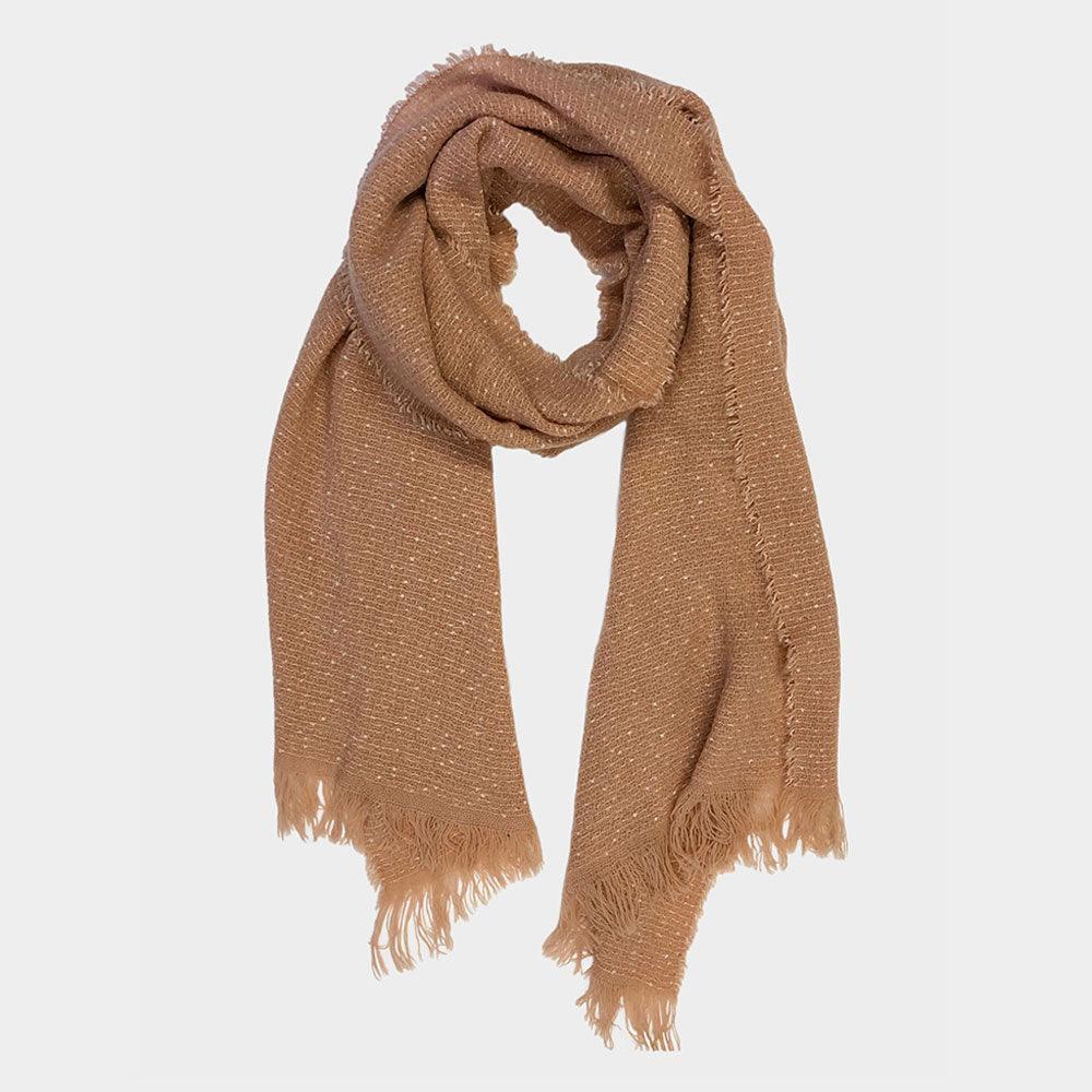 Pink Marled Frayed Edge Scarf - Jewelry Store by Erik Rayo