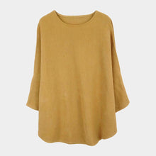 Load image into Gallery viewer, Beige Open Shoulder Solid Poncho
