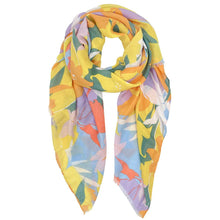 Load image into Gallery viewer, Lavender Floral Print Scarf
