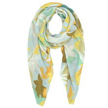 Load image into Gallery viewer, Mint Floral Print Scarf
