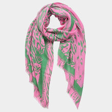 Load image into Gallery viewer, Pink Animal Print Scarf
