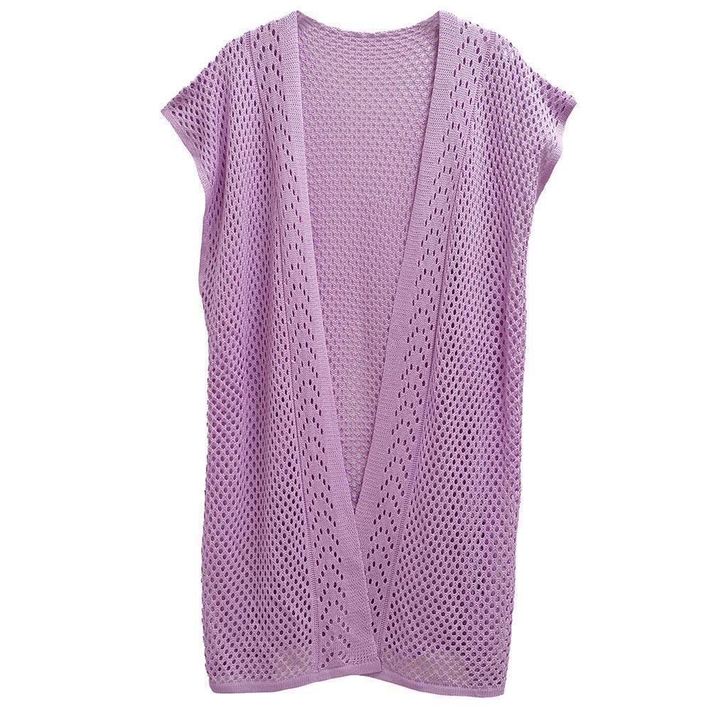 Lavender Mesh Kimono Poncho - Jewelry Store by Erik Rayo