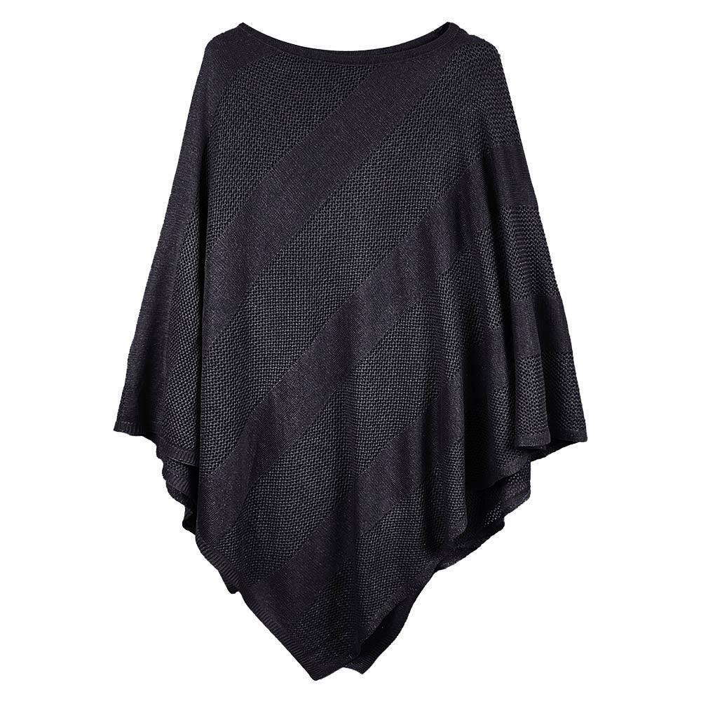 Black Lurex Mesh Poncho - Jewelry Store by Erik Rayo