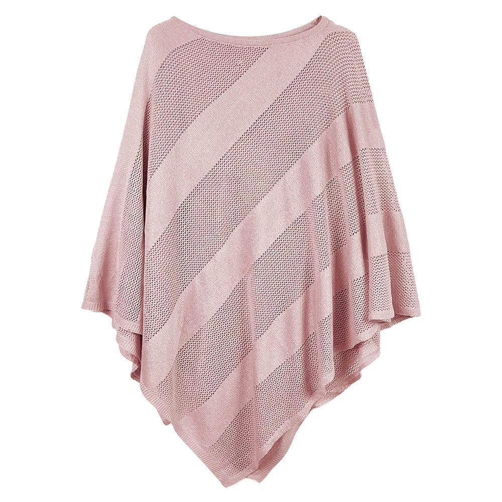 Pink Lurex Mesh Poncho - Jewelry Store by Erik Rayo