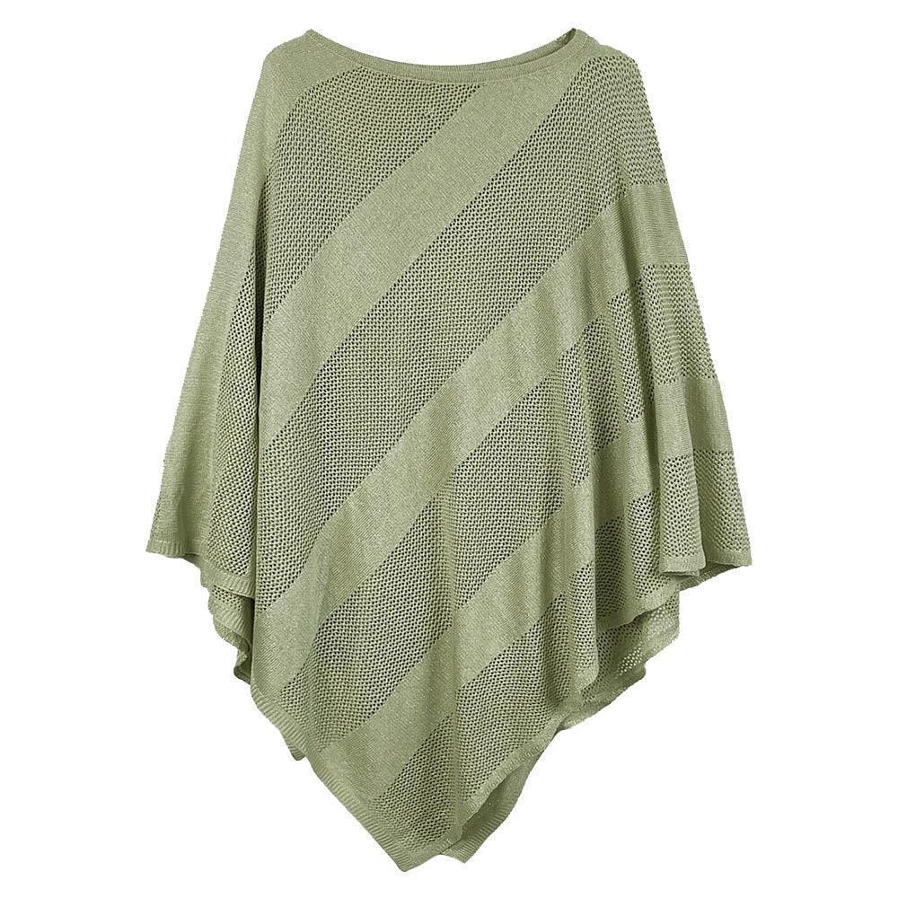 Green Lurex Mesh Poncho - Jewelry Store by Erik Rayo