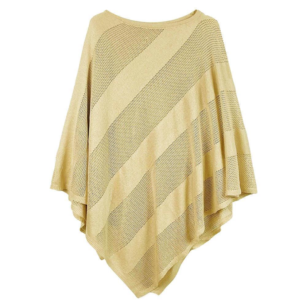 Yellow Lurex Mesh Poncho - Jewelry Store by Erik Rayo