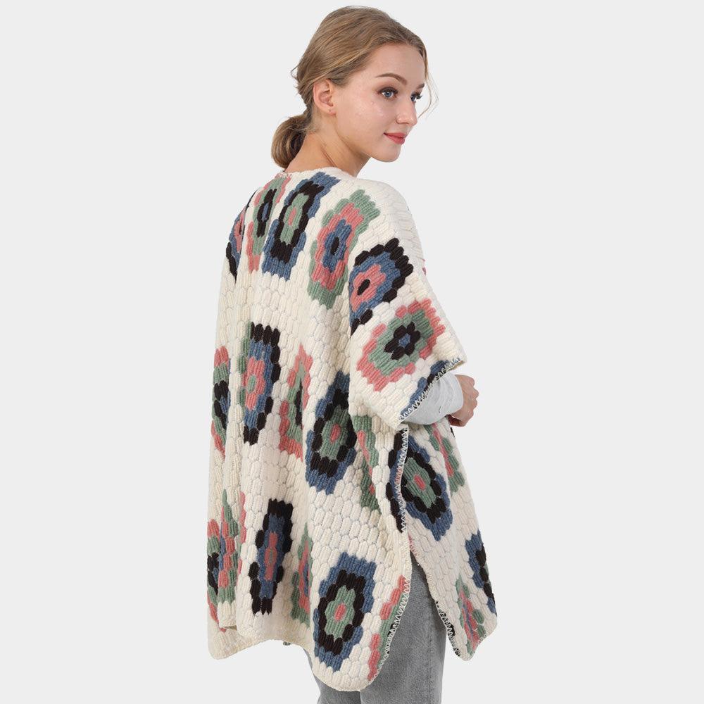 Geometric Patterned Poncho - Jewelry Store by Erik Rayo