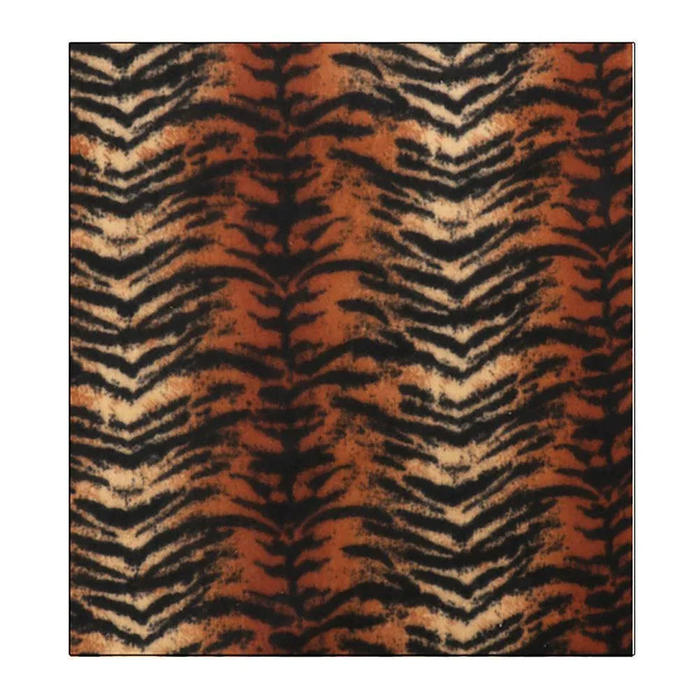 Brown Animal Print Tassel Oblong Scarf - Jewelry Store by Erik Rayo