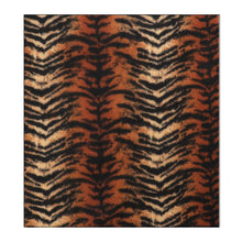 Load image into Gallery viewer, Brown Animal Print Tassel Oblong Scarf
