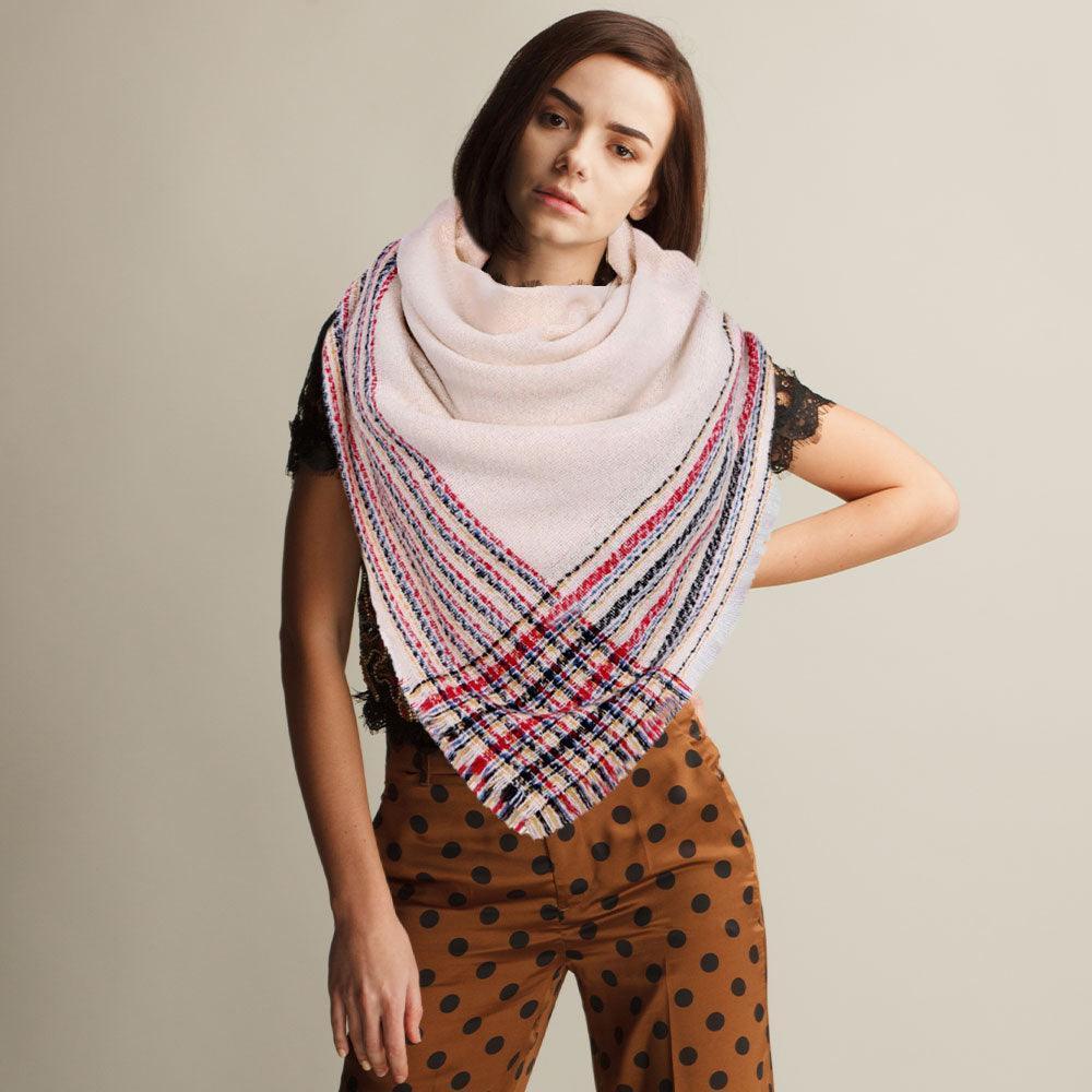 Ivory Liner Blanket Scarf - Jewelry Store by Erik Rayo