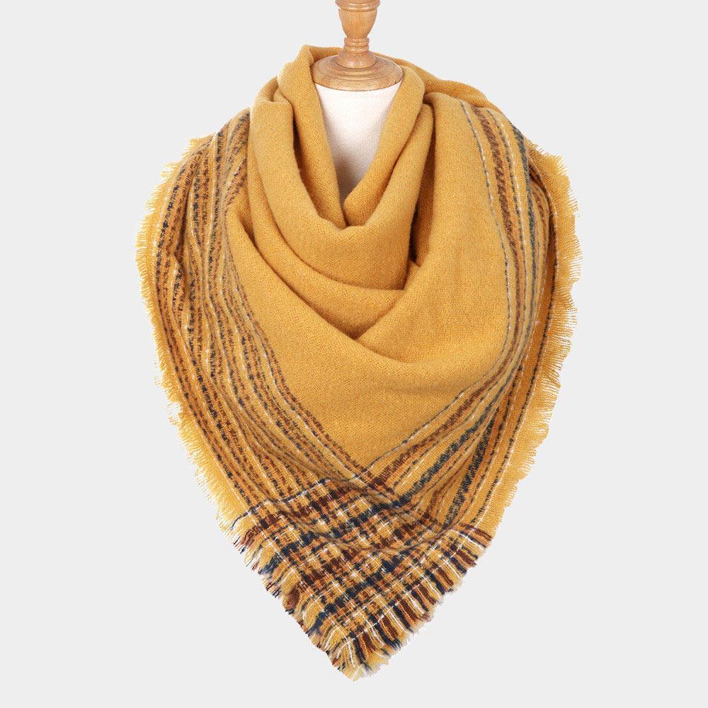Mustard Liner Blanket Scarf - Jewelry Store by Erik Rayo