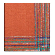 Load image into Gallery viewer, Orange Liner Blanket Scarf
