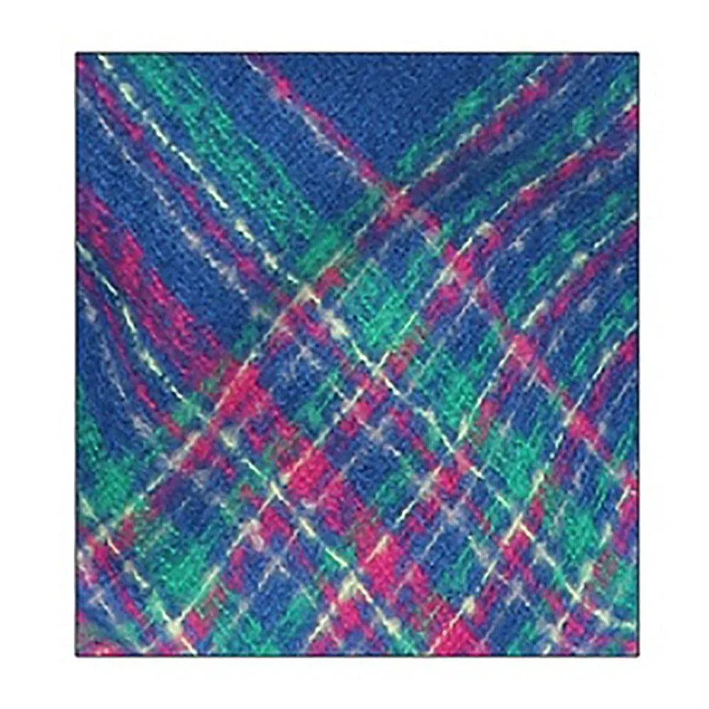 Royal Blue Liner Blanket Scarf - Jewelry Store by Erik Rayo