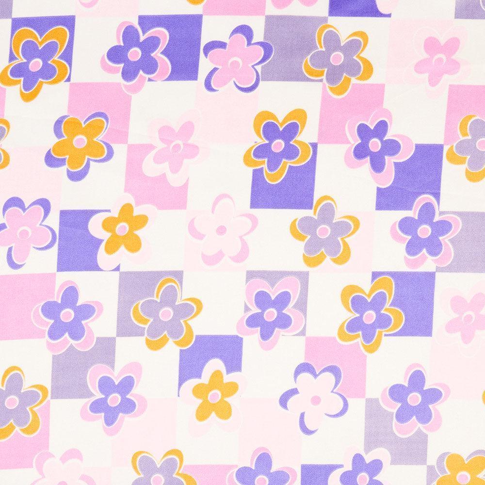 Pink Flower Pattern Scarf - Jewelry Store by Erik Rayo